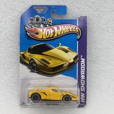 2012 Hot Wheels Yellow Enzo Ferrari – HW Showroom 178/250 – Sealed – New