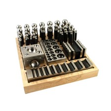 MegaCast Dapping Block Punch Puncher Round Circle Jewelry Making Metal Formin...