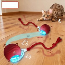 2Pcs Automatic Rolling Ball Smart Cat Dog Toy Electric Pet Self-moving Kitten