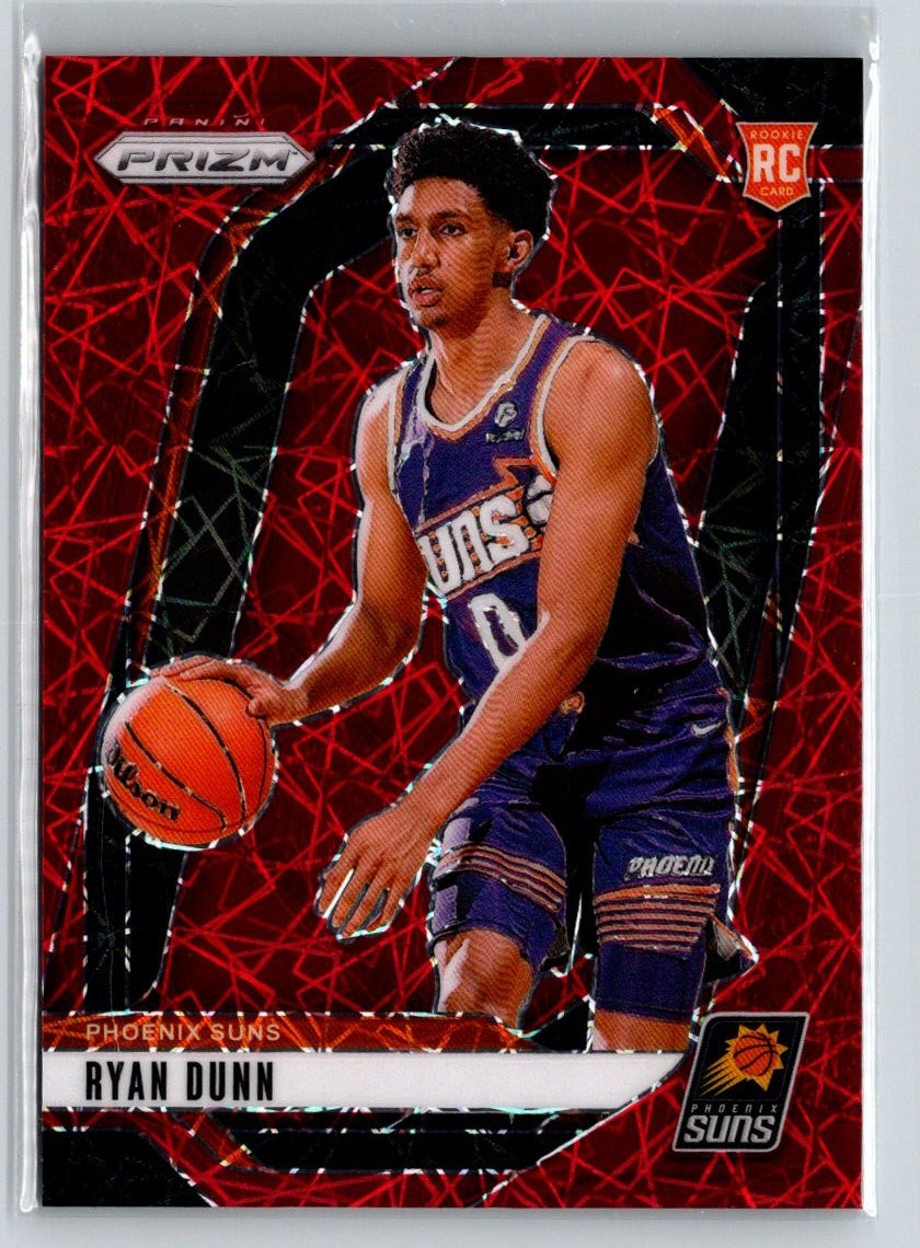 2024-25 Panini Prizm #258 Ryan Dunn Prizms Red Lazer #/35 E3