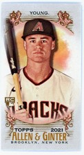 2021 Topps Allen & Ginter Mini #158 Andy Young Arizona Diamondbacks