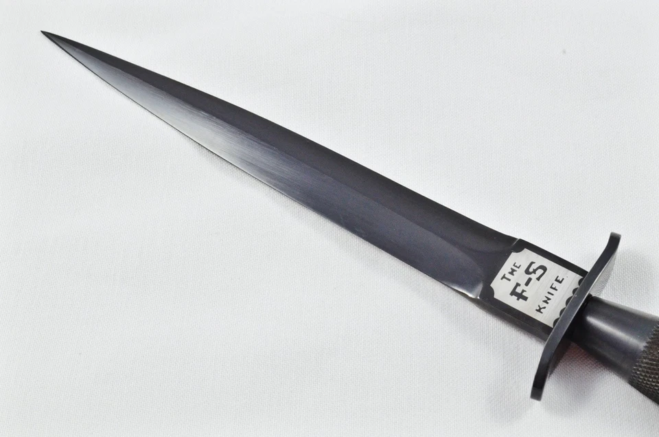 British Army Fairbairn Sykes Commando Knife Boot Dagger with Sheath - Image 3 of 4