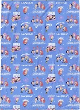 Jay Franco Kids Plush 60x90 - Large Blanket, Purple - Kpop Demon Hunters 