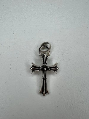 Chrome Hearts Double Cross Pendant Sterling 925 Silver