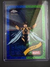 2025 Topps Chrome Marvel Wasp #113 Blue Green Shimmer /199 SP