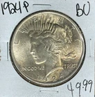 1924 PEACE SILVER DOLLAR ~ BU ~BEAUTIFUL TONED COIN~