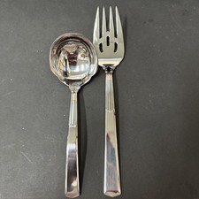 Towle Andover Lauffer Stainless 2pc serving set Silverware BRAND NEW