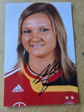 Orginales Autogramm. VFL Wolfsburg. Bundesliga. 2025/26. DFB. Alexandra Popp 