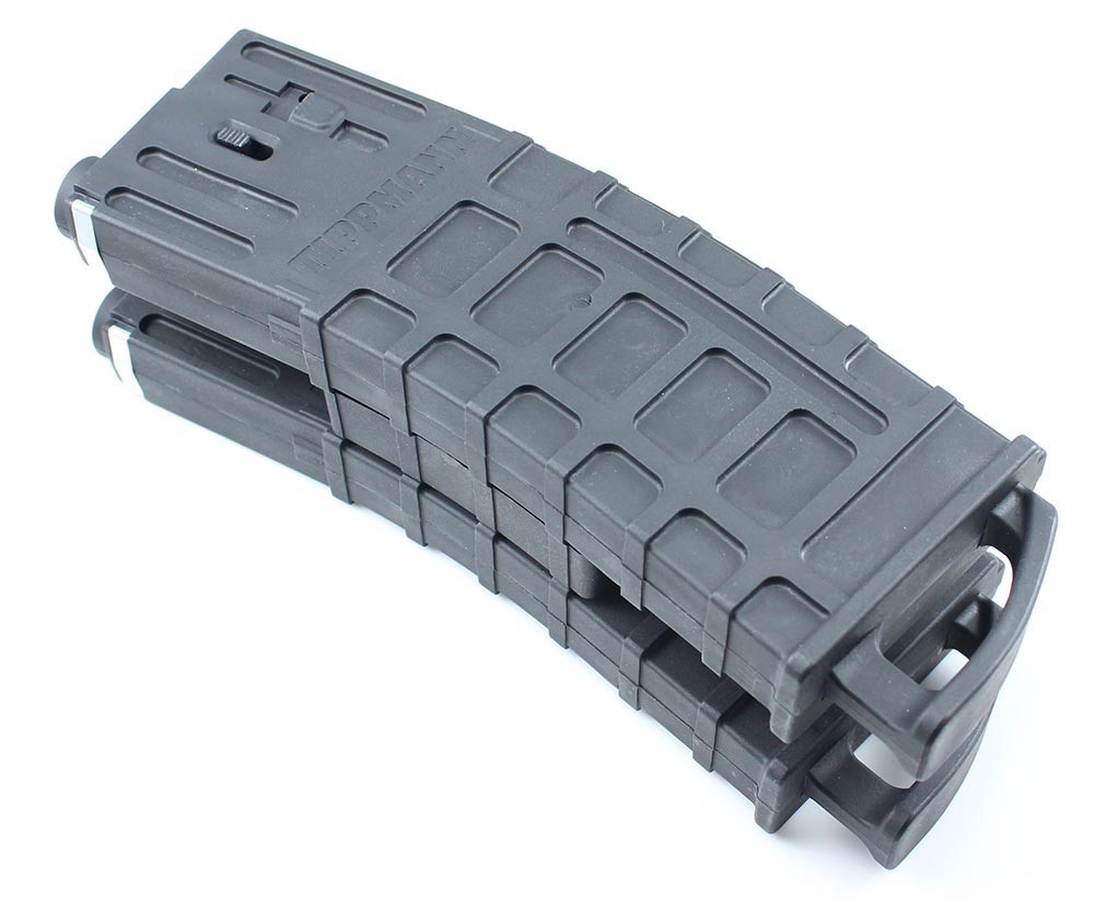 Tippmann TMC .50 cal Paintball Magazine 2 Pk w/ Coupler - Bl