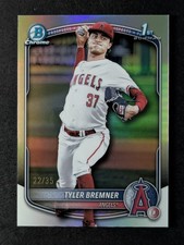 2025 Bowman Chrome Draft TYLER BREMNER 22/35 1st Prospect Refractor #BDC-37