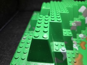LEGO 6024 Raised 3D Baseplate from Dark Forest Fortress Castle 6079