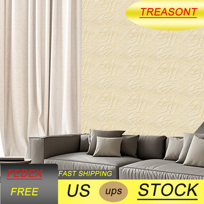 For Living Room Bedroom 3D-B008 3D Beige Modern Wall Mount Panels 54*54cm NEW/US