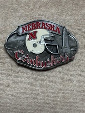 Limited Edition Vintage Nebraska Cornhuskers Football Belt Buckle 1987 Siskiyou