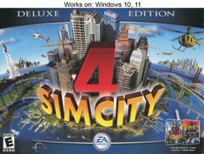 SimCity 4: Deluxe Edition PC Game 2003 Rush Hour Windows 10 11 sim