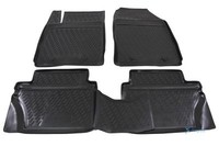 GummifußMatten Gummimatten 3D Passend FüR Ford Fiesta 2008-2011 4 Tlg