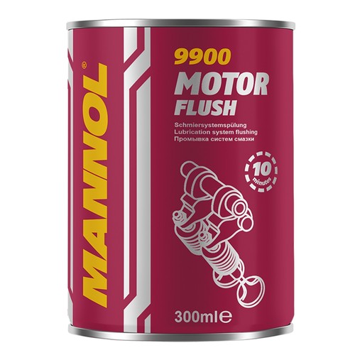 MANNOL Motoröl Classic 10W-40 10L + Motorspülung – HC-Synthese, API SN/CH-4, Für Benzin/Diesel