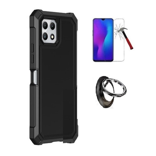 Für T-Mobile REVVL 7 5G, Full Body TPU Hülle Case + Hartglas / Ring - Bild 2 von 29