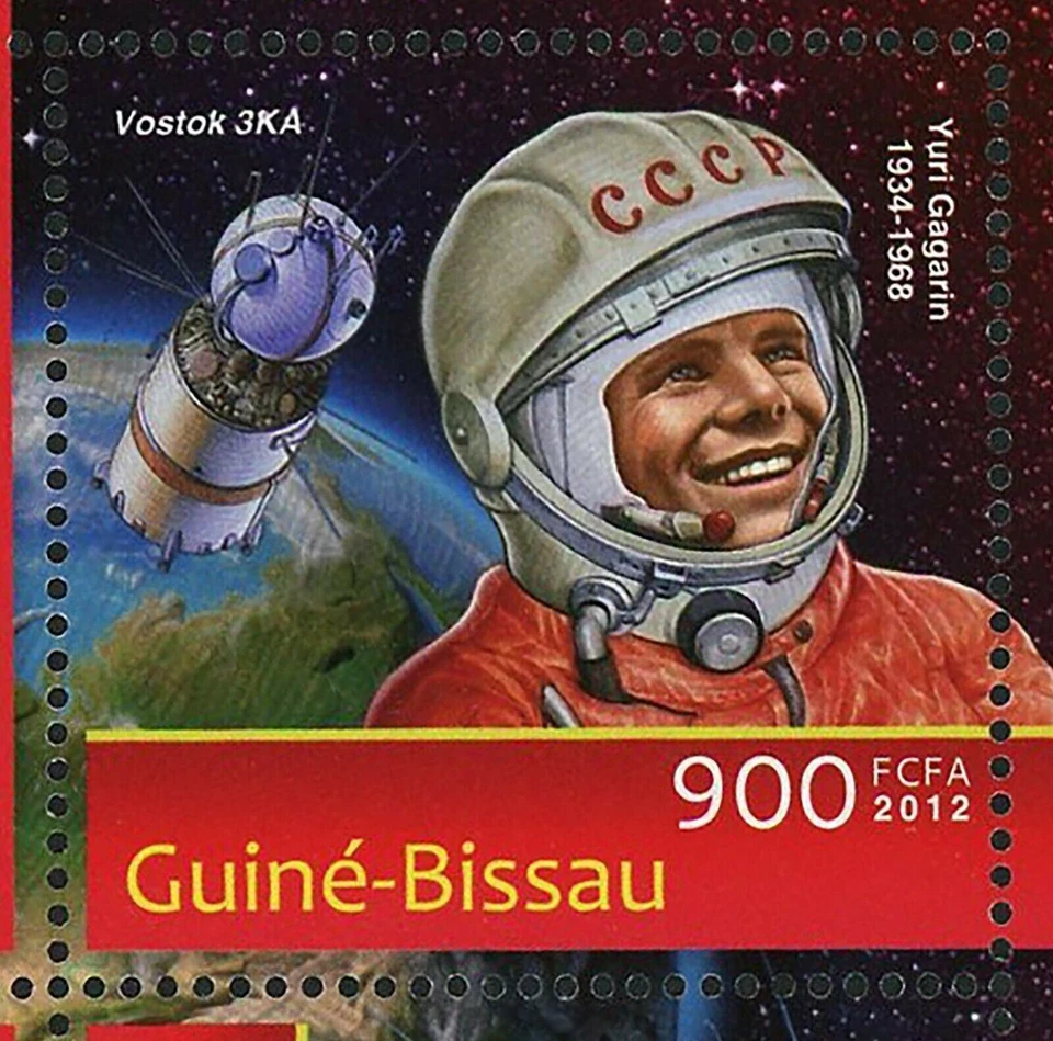 Sello espacial soviético Konstantin Tsiolkovsky Gagarin Vostok 3KA S/S MNH #6312-6315 Foto 4 de 4