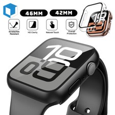 For Apple Watch Series 10/11 42/46mm Shockproof Screen Cover Hard Case Protector