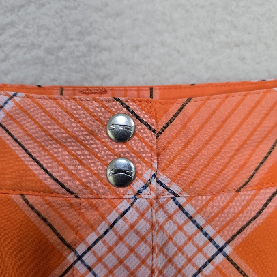 Slazenger Golf Tenis Pickleball Skort Mujer Talla 6 Naranja Patrón Geométrico Foto 2 de 4