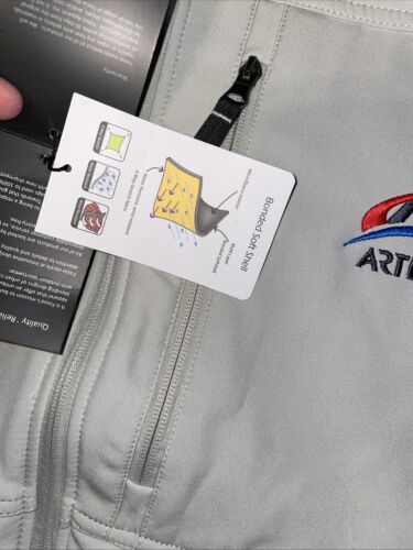NASA ARTEMIS Fossa Apparel 5558 Downtown Soft Shell Jacket 3XL Cream white NEW - Picture 4 of 20