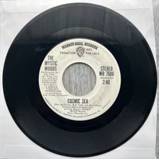 THE MYSTIC MOODS "Cosmic Sea" 1973 45rpm 7" Single PROMO Warner Bros. WB 7686