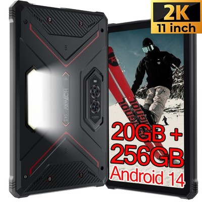 HOTWAV R9 Pro Android 14 Outdoor Tablet 20800mAh 20GB+256GB 4G Dual SIM/5G WiFi