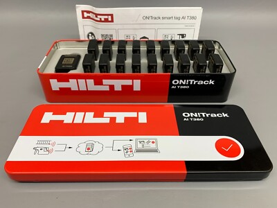 #ad HILTI On Track Ai T380 On Track Smart Tracking Tag 20 pc New $285.00