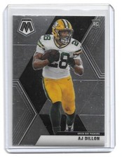 AJ DILLON 2020 PANINI MOSAIC FOOTBALL #226 RC PANTHERS