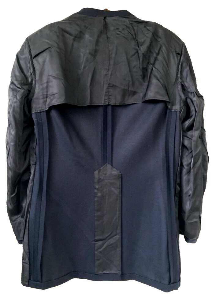 Blazer Abrigo Deportivo Chaqueta De Colección Años 60 Griffon Ropa Azul Marino Lana Franela Hiedra Trad 42L Foto 4 de 4