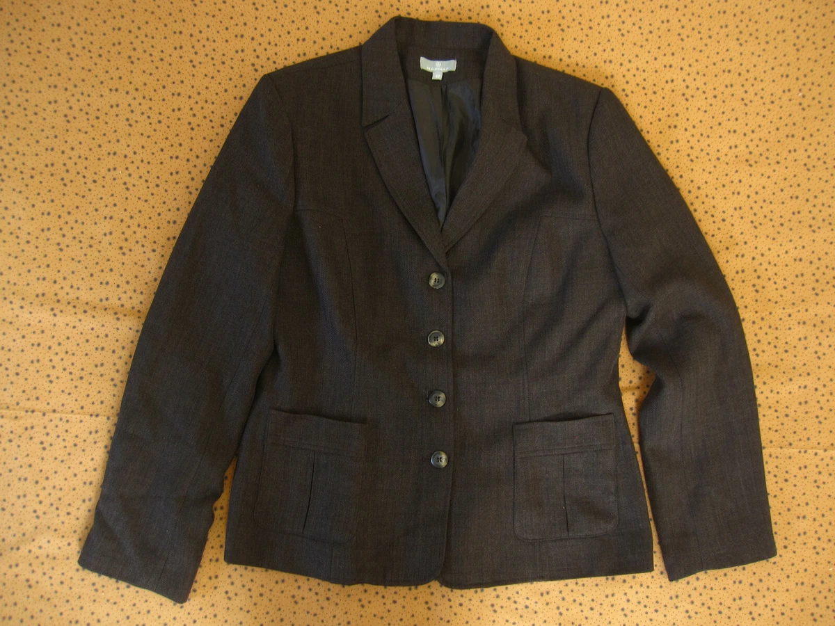 Veste tailleur NAF NAF Vintage Marron Jacket Mi saison Femme 42