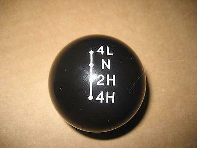 Dana 300 transfer case shifter shift knob BLACK 1980-1986 CJ Jeep 3/8''-16 thread