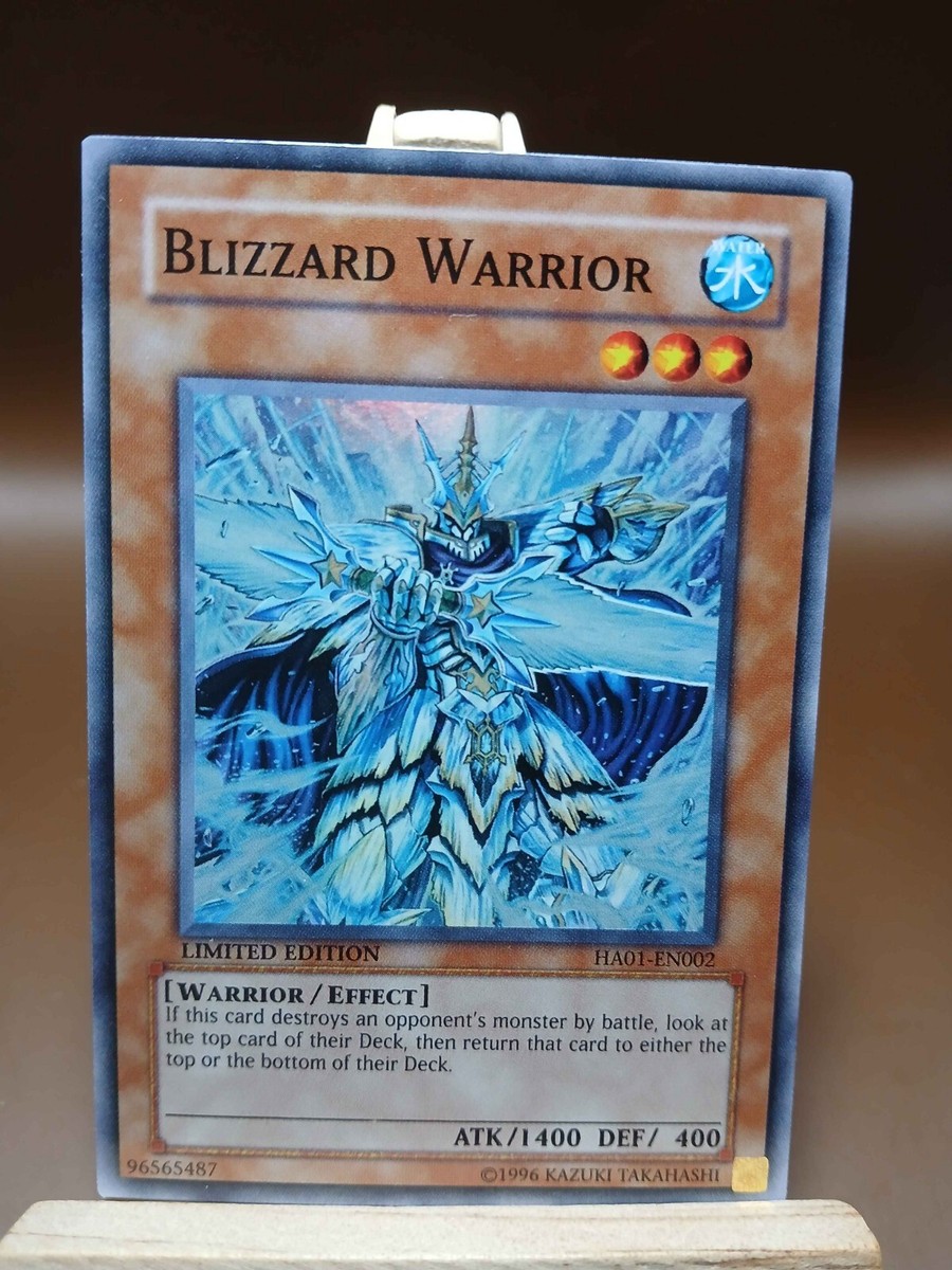 LP Blizzard Warrior (HA01-EN002) - Super Rare Yugioh Limited Edition