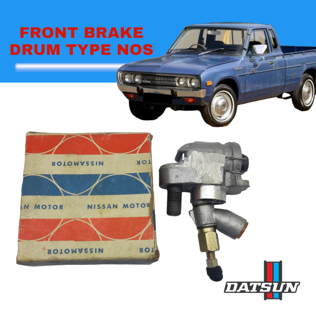 Front Brake Drum 41010-B5010 NOS Fits For Datsun Pick Up 620 1972