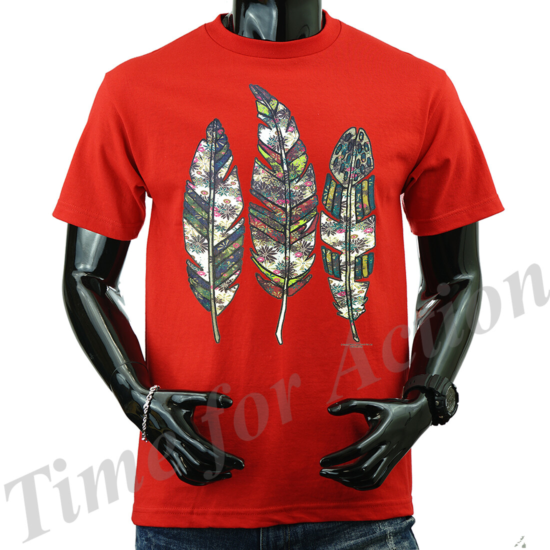 トップス archive goa three feathers print T-shirt 3 Feathers Graphic T-shirt | eBay