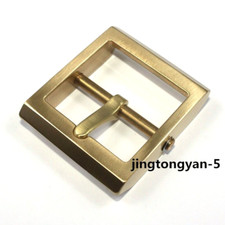 Solid Brass Belt Buckle Men's Pin Belt Buckles Fits For 1.5 inches Belt