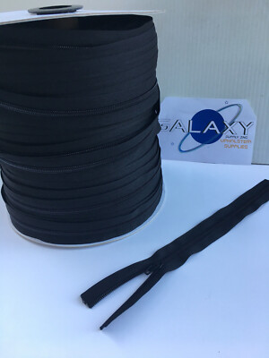 #3 & #5 Nylon Zipper & Sliders, 25 Yards / Full Roll, with or without Sliders