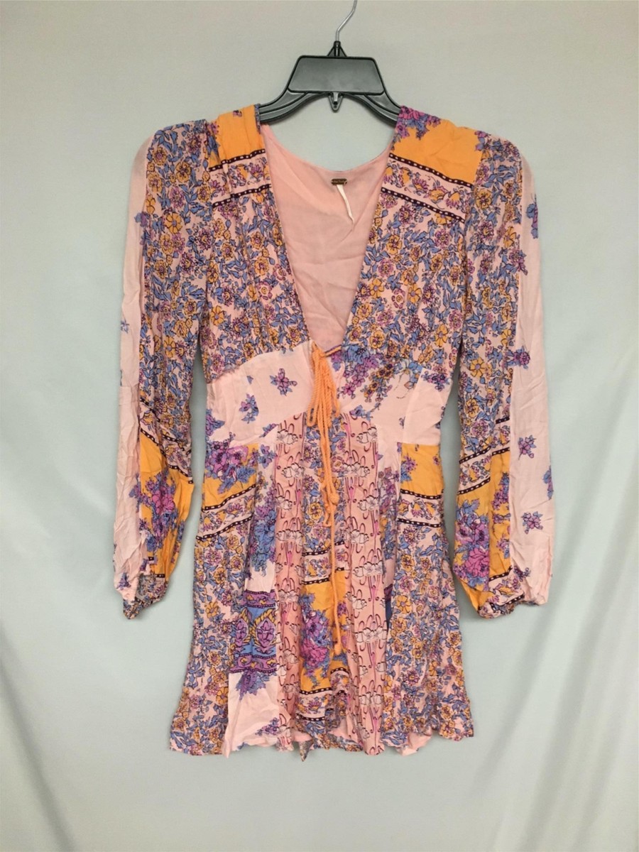 free people mixin it up mini dress Mix It Up Printed Mini Dress