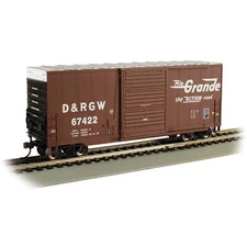 Bachmann 18253 N High Cube Box Car RIO GRANDE #67422