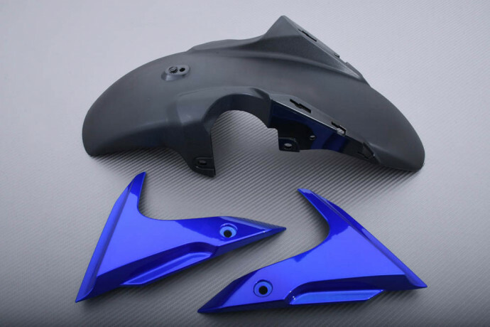 Garde-boue avant bleu pour moto Yamaha MT-07 2014-2017 RM04