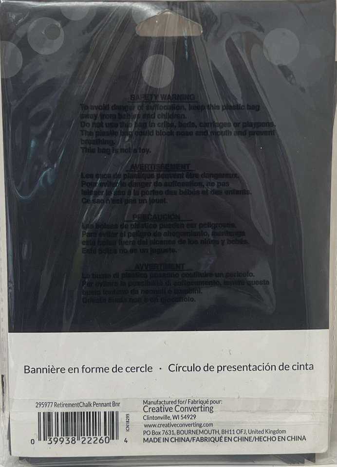 Decorações de festa de aposentadoria feliz banner de giz de aposentadoria - Imagem 2 de 2