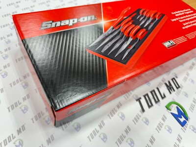 Snap-on Tools USA NEW RED 11-Piece Needle Nose Pliers Foam Set Snap-on Tools USA NEW RED 11-Piece Needle Nose Pliers Foam Set