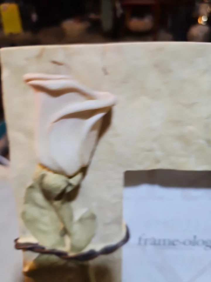 Marco de fotos de frameología 3D 8x10 de colección para foto de 3"x5" - resina rosa Foto 2 de 4