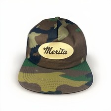 Vintage Merita Bread Camouflage Snapback Hat, Bakery Promo Cap, MADE IN USA