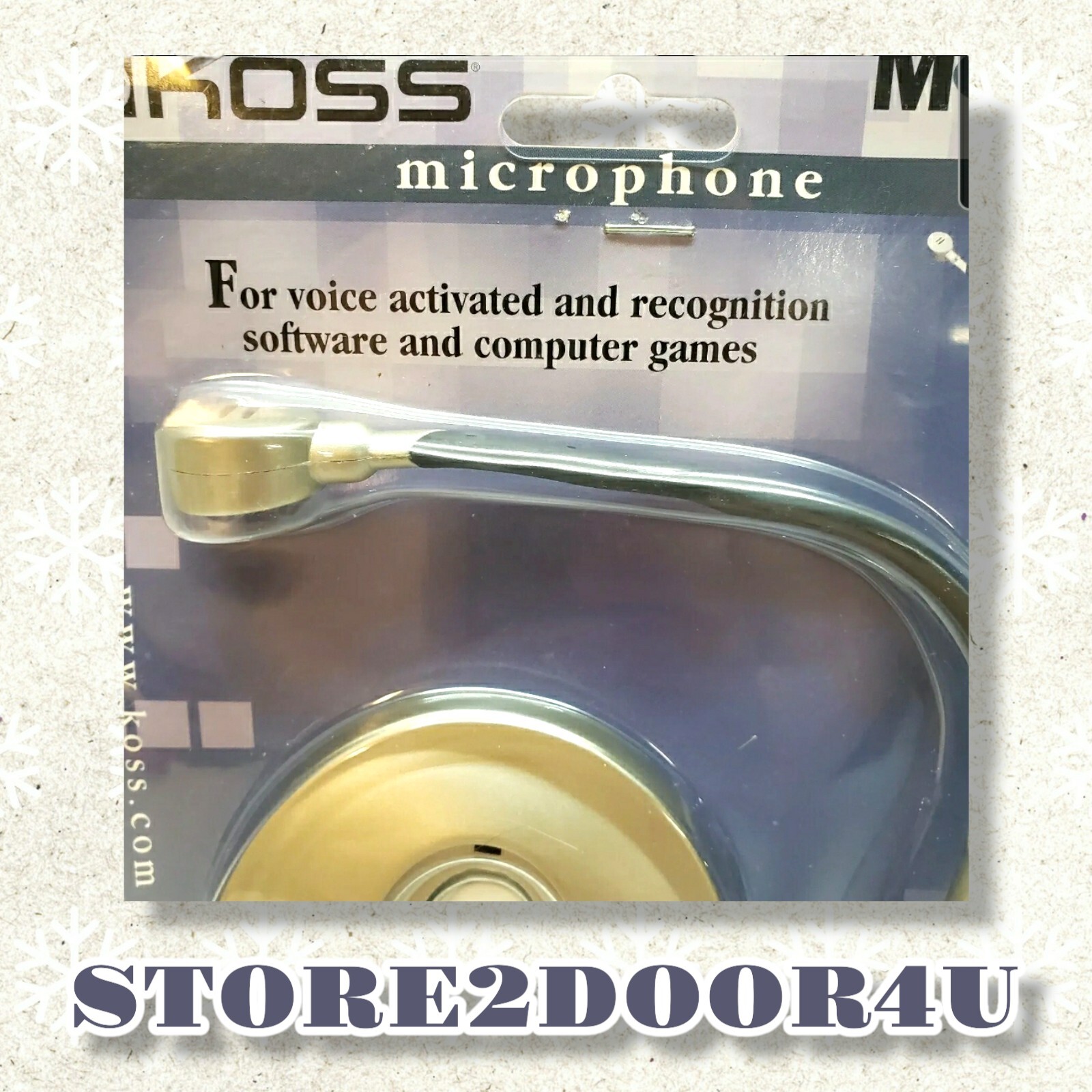 Koss M18 NEW IN BOX Electret Desktop 3.5mm Microphone eBay