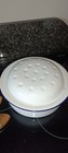 Vintage Enamelware Enamel Blue White Roaster Oven Casserole Dish Pan - 22cm