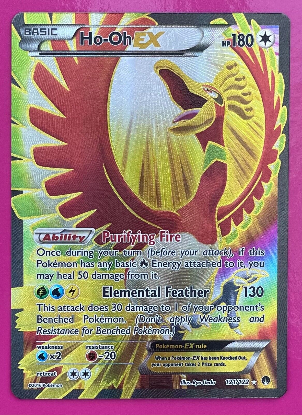 Pokemon - Ho-Oh-EX (121/122) - XY Breakpoint - Holo