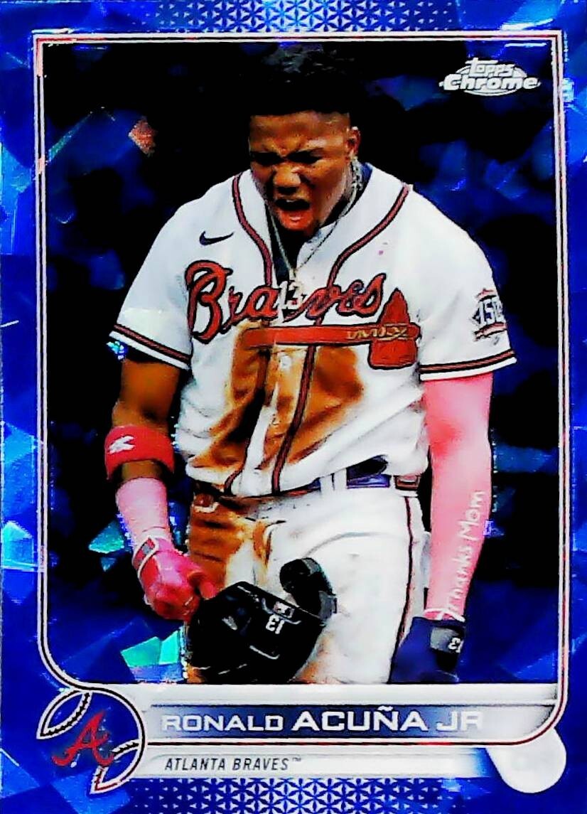 2022 Topps Chrome Sapphire Edition #200 RONALD ACUNA JR ATLANTA BRAVES FREE SHIP