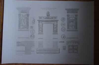 Rossini 1836 Zum Restaurieren Bogen Septimius Severus ROM Architecture Roman Art