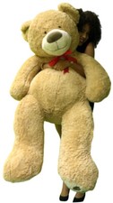 5 Foot Giant Teddy Bear Huge Soft Tan Giant Stuffed Animal 60 Inches